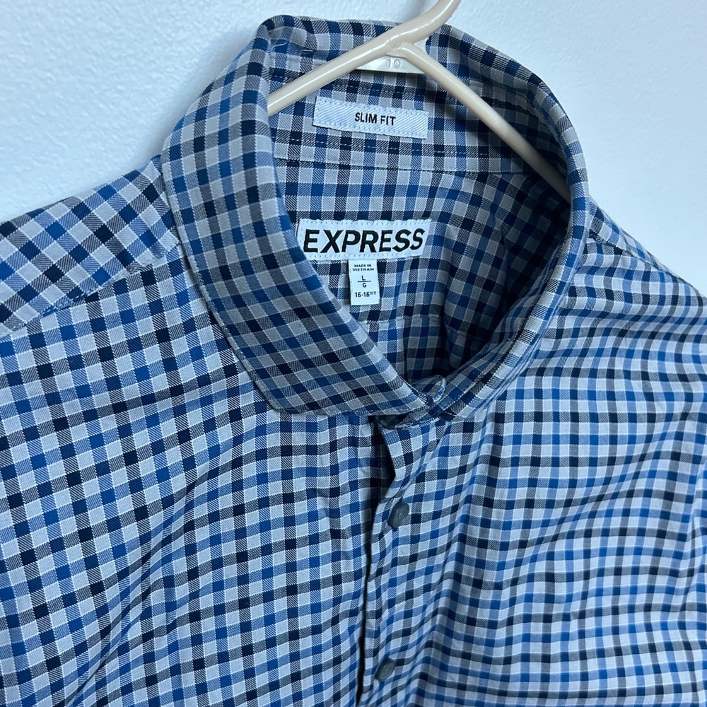 Men’s Large Express Button Down - image 1